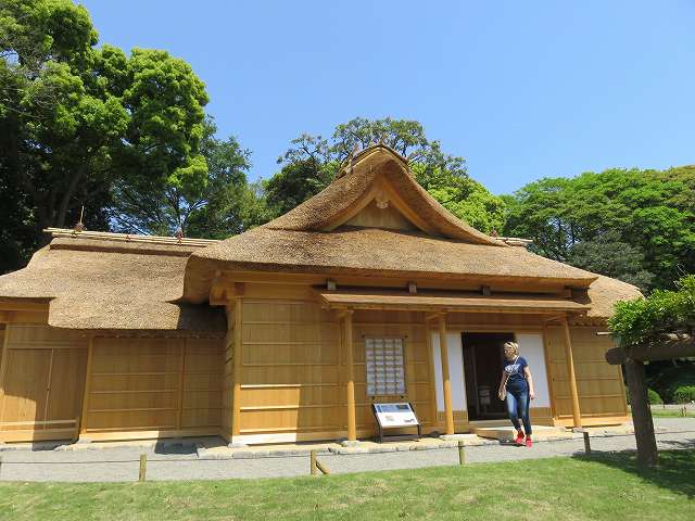 浜離宮恩賜庭園内にある「鷹の御茶屋」