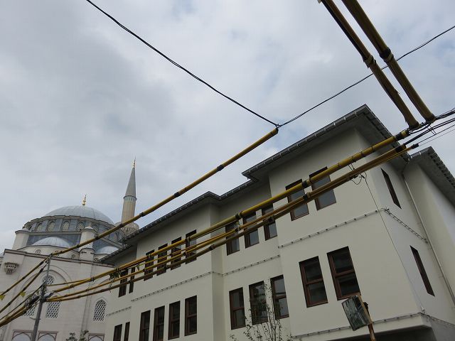 工事中のトルコ文化センター