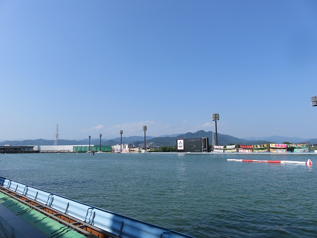桐生競艇場水面