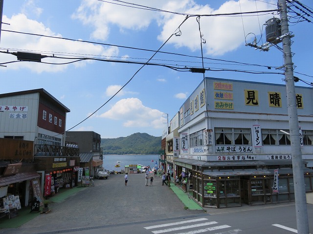 赤城山の大沼駐車場
