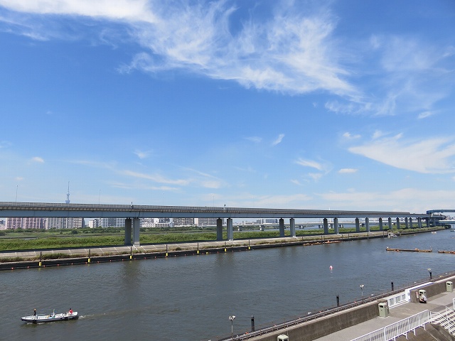 江戸川競艇場の水面