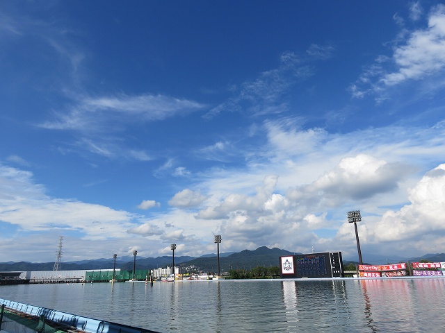 桐生競艇場の水面
