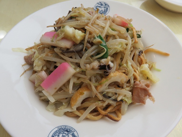 長崎新地中華街「会楽園」の皿うどん