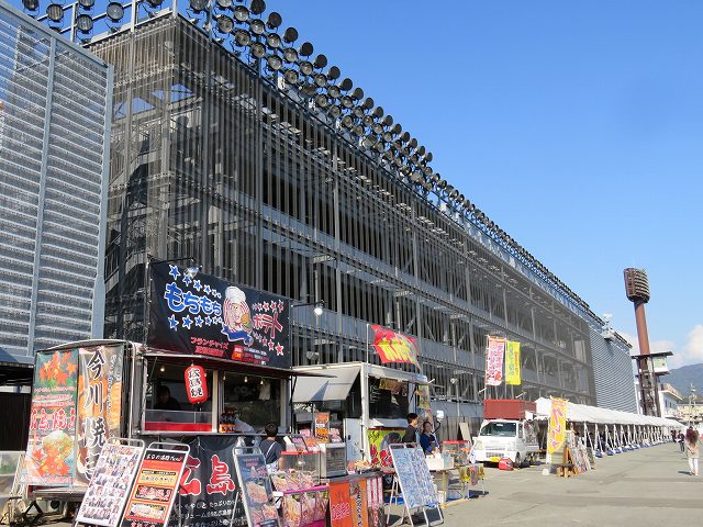 蒲郡競艇場2マーク側にある駐車場