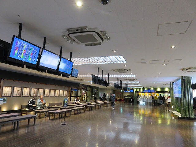 江戸川競艇場の指定席フロア