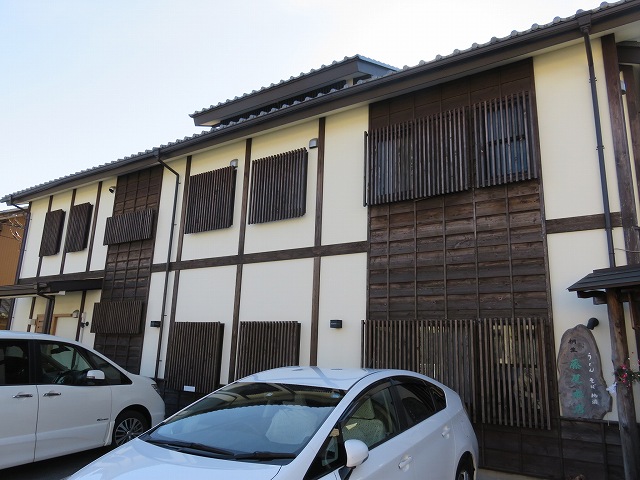 桐生市のひもかわうどん屋さん「藤屋本店」の外観