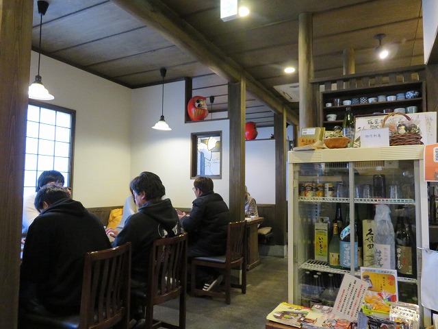 桐生市のうどん屋「藤屋本店」の中