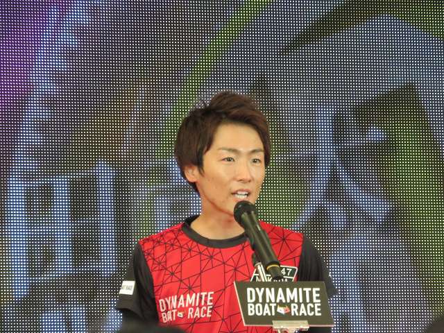 2019年多摩川SGグランドチャンピオン、オープニングセレモニーの中田竜太選手