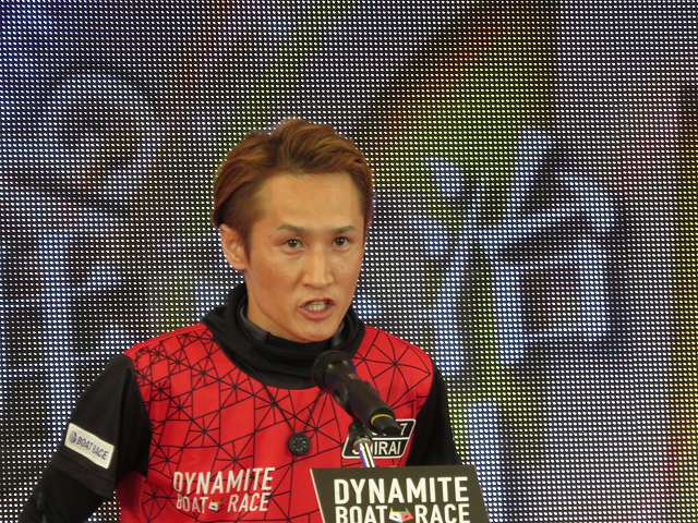 2019年多摩川SGグランドチャンピオン、オープニングセレモニーの白井英治選手