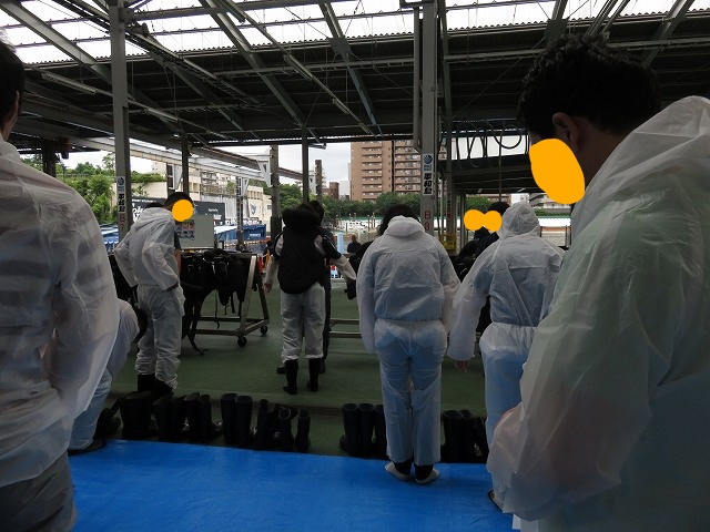 平和島競艇場のペアボートのようす