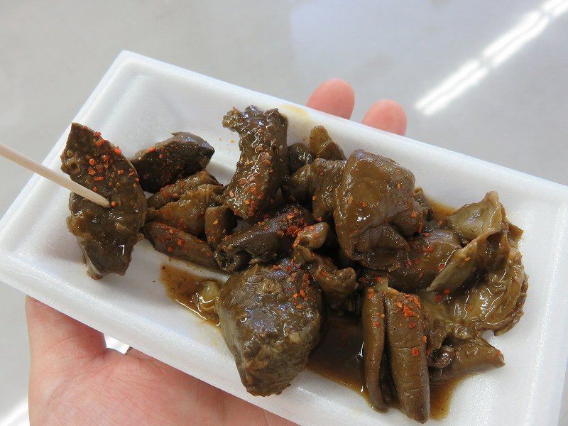 尼崎競艇場の3階売店のホルモン