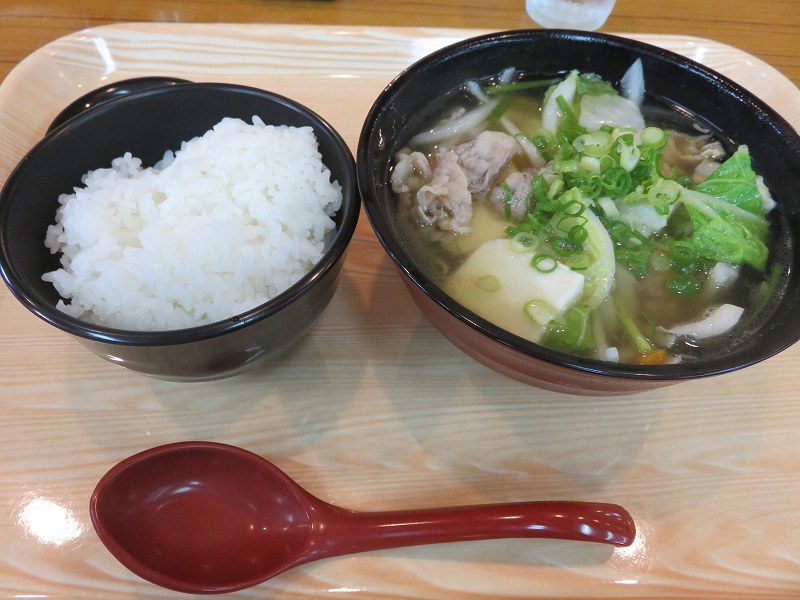 住之江競艇場の4階お食事処「かちふね」の肉吸いセット