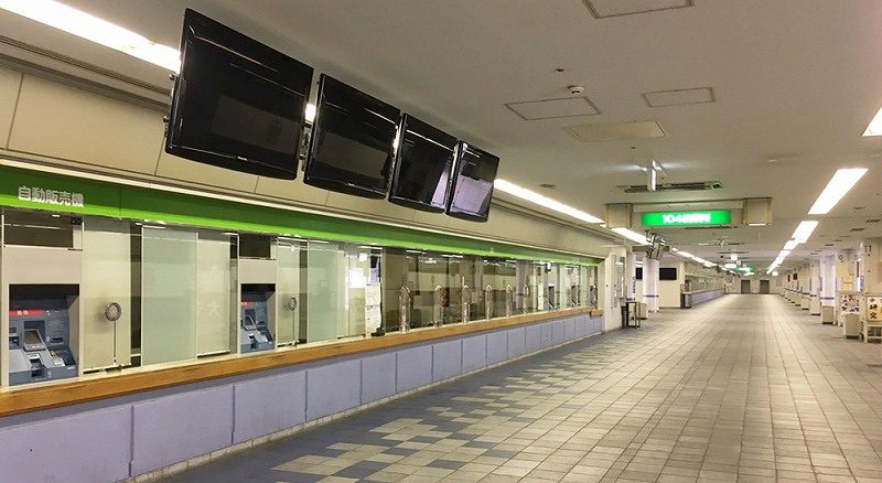 尼崎競艇場の1階スタンド