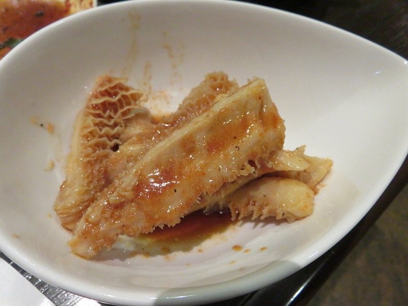 江戸川区松江の焼肉屋「成光苑」のハチノス(640円)