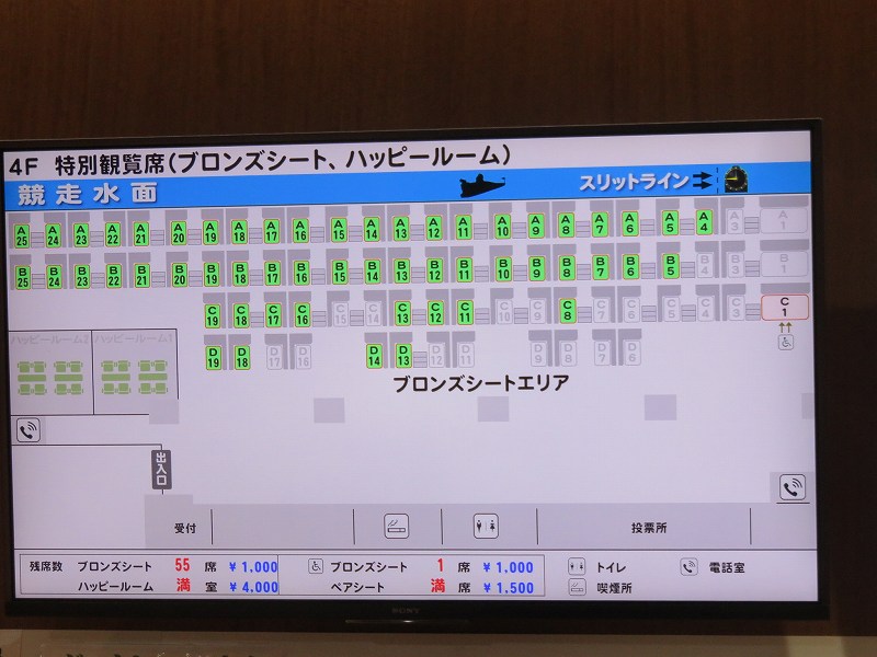 宮島競艇場の指定席の前売り予約と当日購入の流れ ブロンズシート観戦レポ こまだこまのロバの耳ブログ