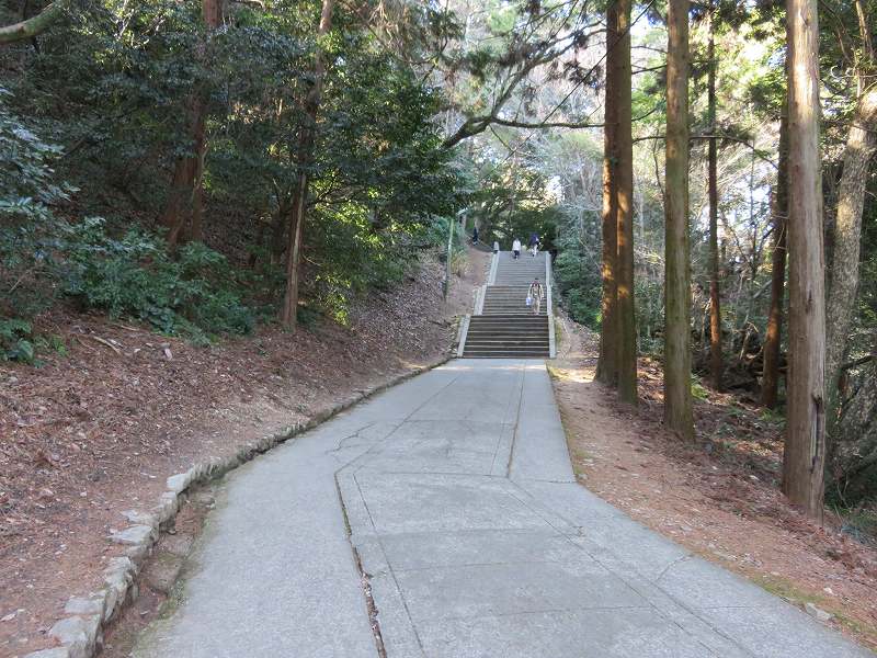 金刀比羅宮から奥社へと向かう参道