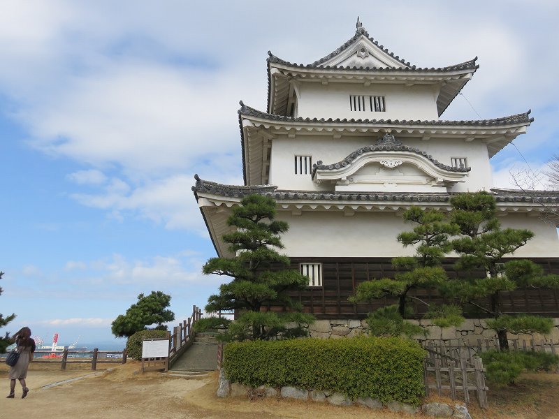 丸亀城の天守閣