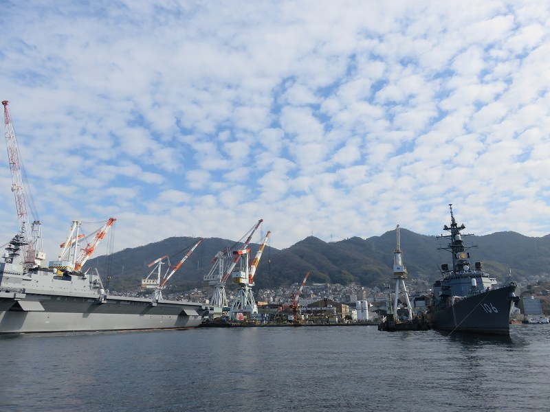 呉の艦船めぐりで見られる艦船
