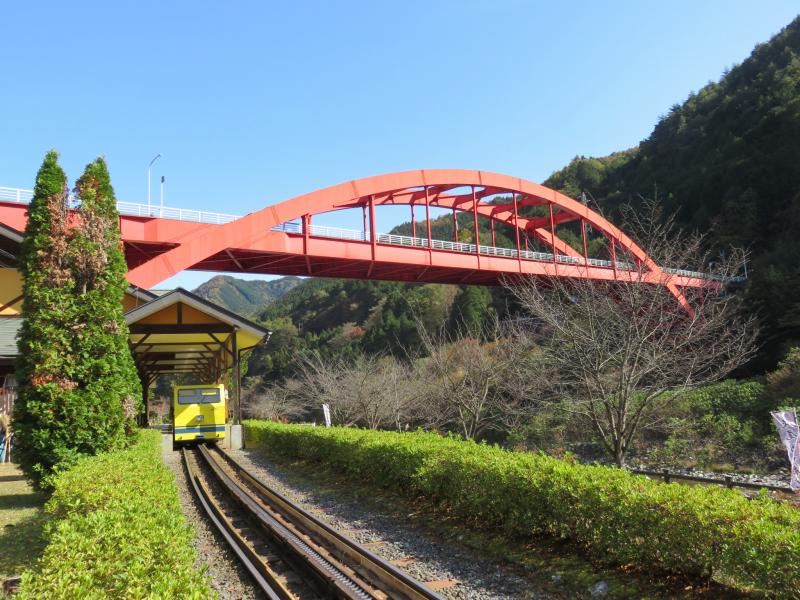 足尾銅山のトロッコ