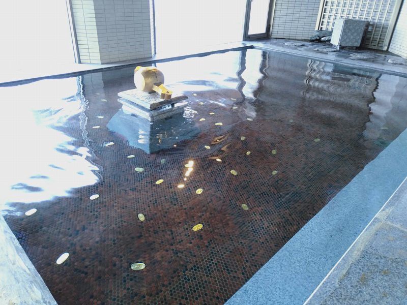 伊香保温泉の松本楼の8階にある吉祥の湯の白銀の湯