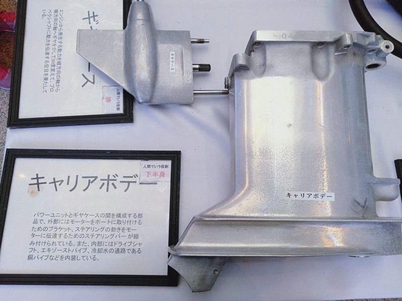 競艇のモーター部品のキャリアボデー