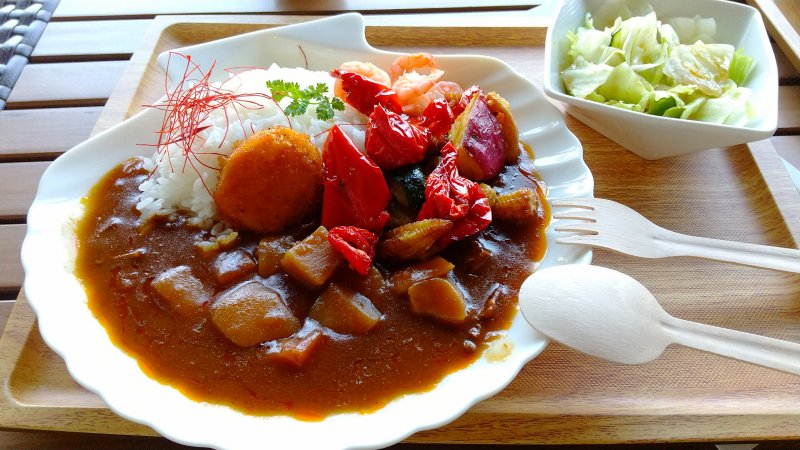 大塚国際美術館の地下2階にある「カフェ・ド・ジヴェルニー」のヴィーナスカレー