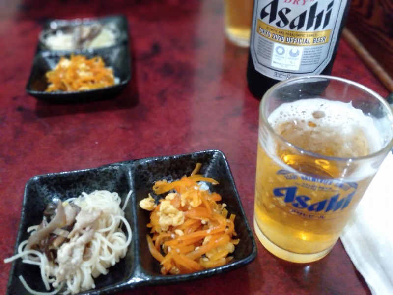 鳴門の居酒屋「あじの家」のお通し