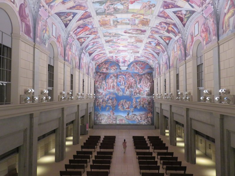 大塚国際美術館のシスティーナ礼拝堂