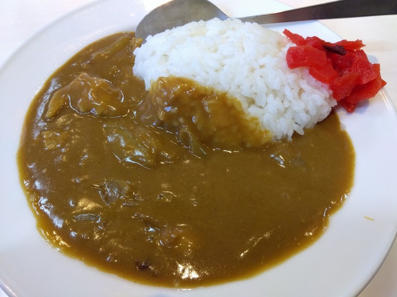 黒崎駅「エビス屋昼夜食堂」のカレーライス