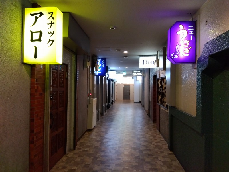 「GOOD OLD HOTEL」の廊下