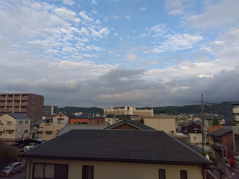 アンテルーム京都のシングルルームから見える景色