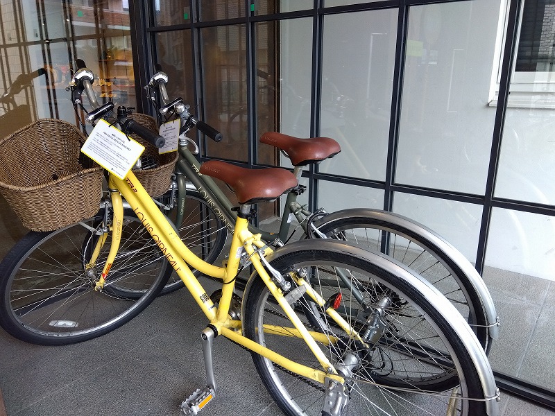 アンテルーム京都のレンタル自転車