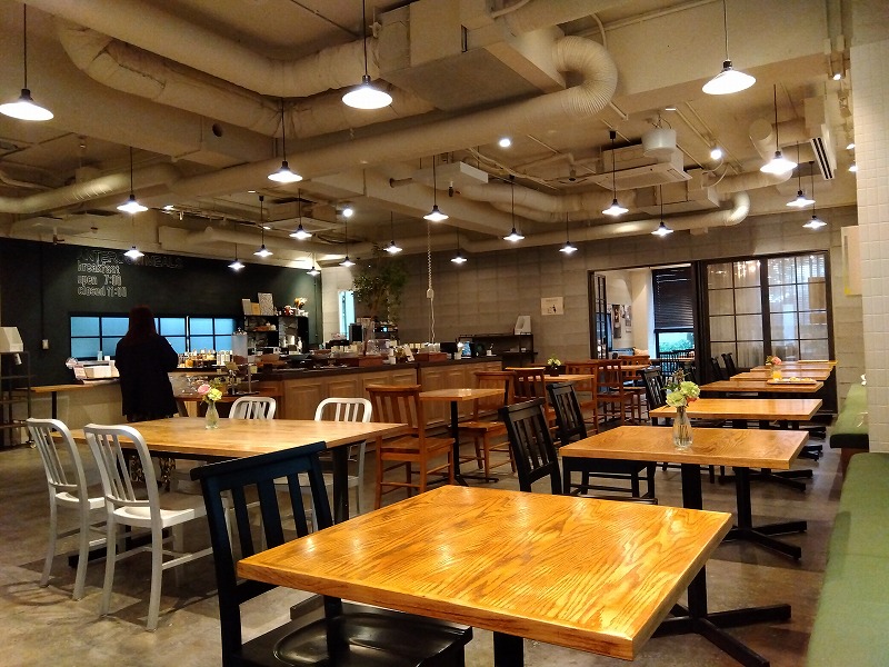 アンテルーム京都の朝食スペース