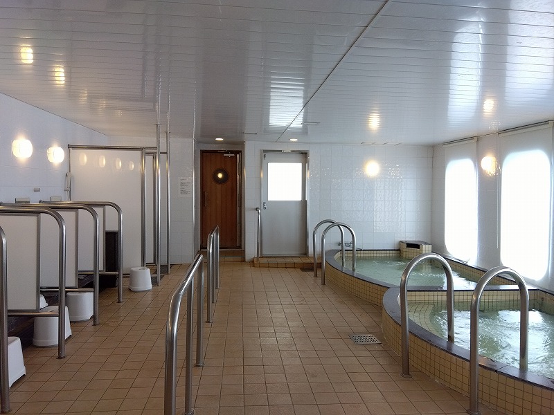東京九州フェリー「すずらん」の船内の大浴場