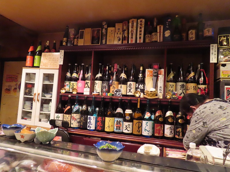 黒崎の居酒屋「勢人」の店内