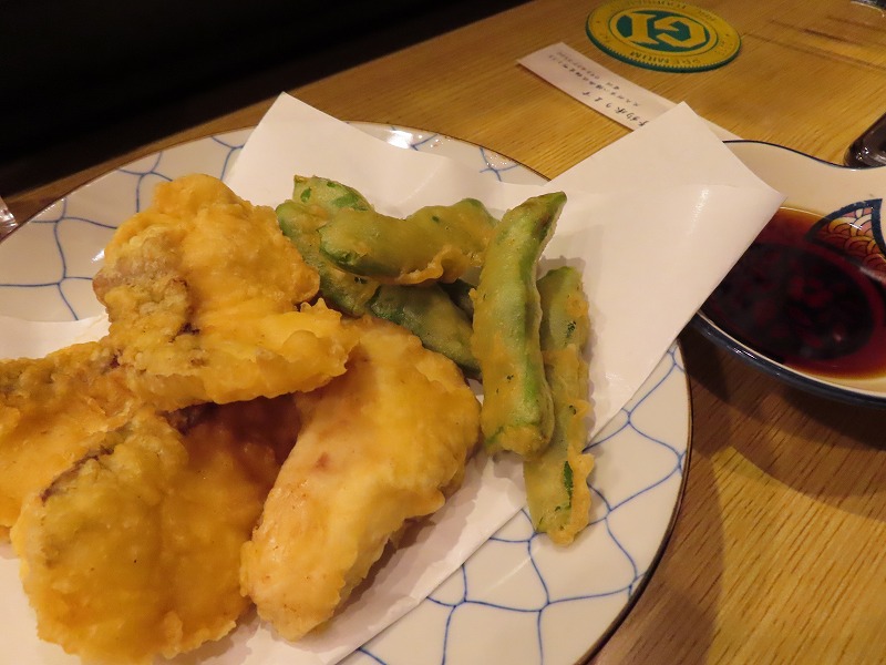 黒崎の居酒屋「勢人」の白身魚の天ぷら