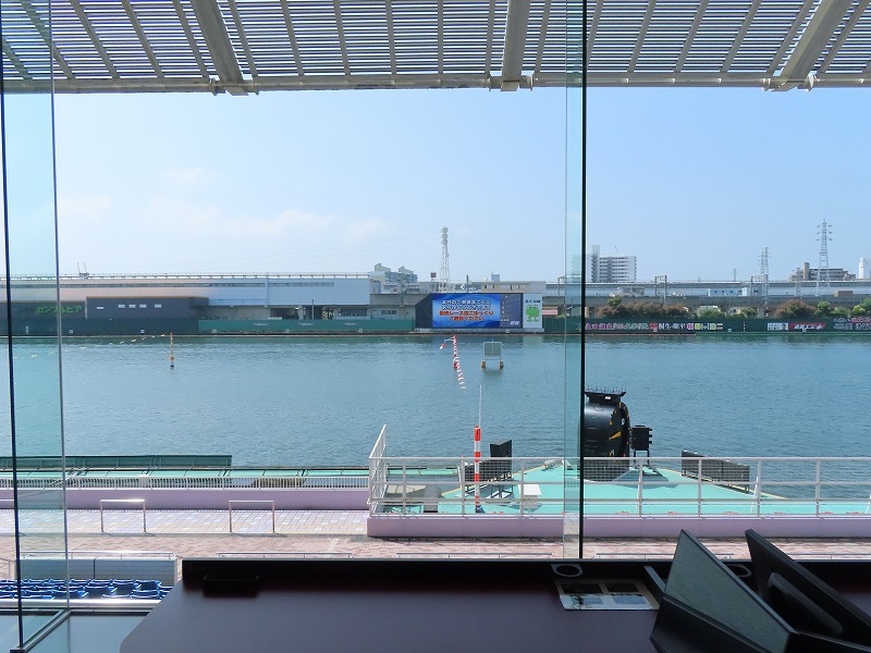 ボートレース尼崎「ラグジュアリーシート」からの眺め