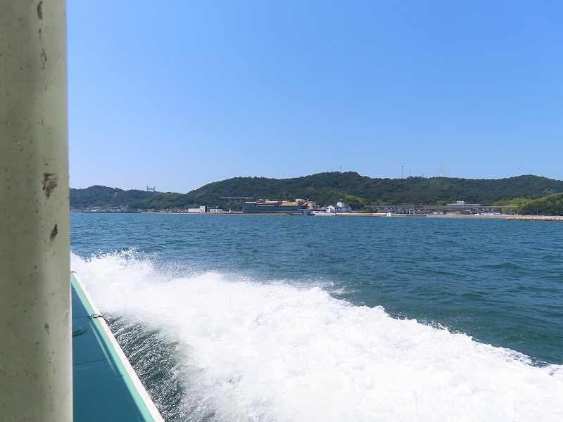 児島観光港から出発する瀬戸大橋周遊観光船から見える景色