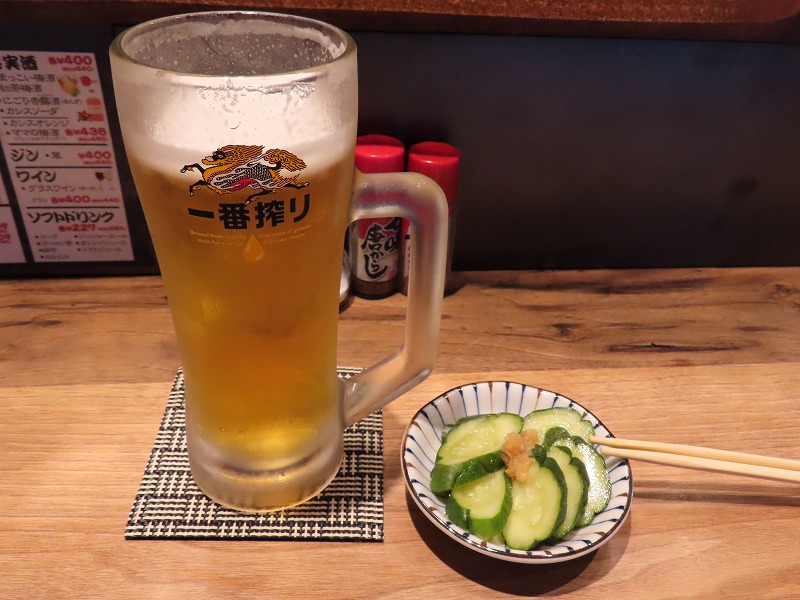 大阪『STAND 食樂（くらん）』のちょい飲みセット
