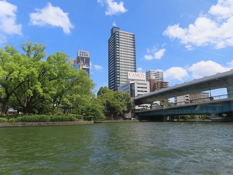 大阪水上バスアクアライナーから見える景色