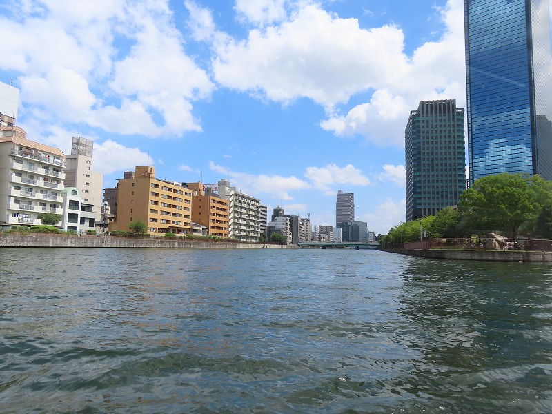 大阪水上バスアクアライナーから見える景色
