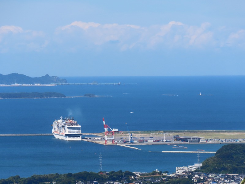 火の山山頂からの眺め